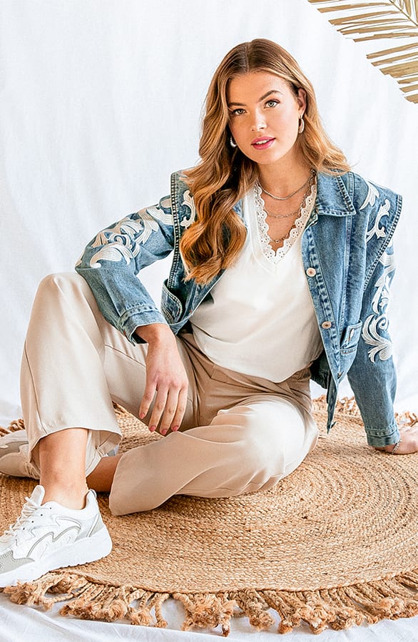 Limited Denim Jacket Embroidery – shoparchief, foto 9