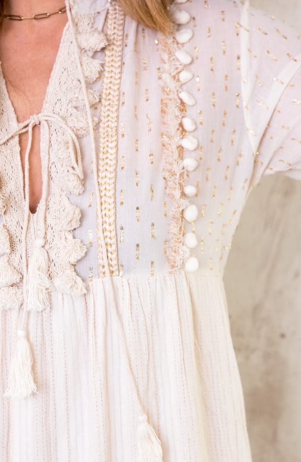 Maxi Katoenen Boho Jurk – shoparchief, foto 5