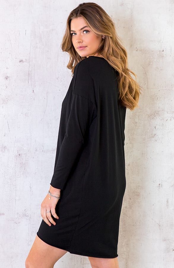 Oversized Comfy Tuniek Zwart – shoparchief, foto 7