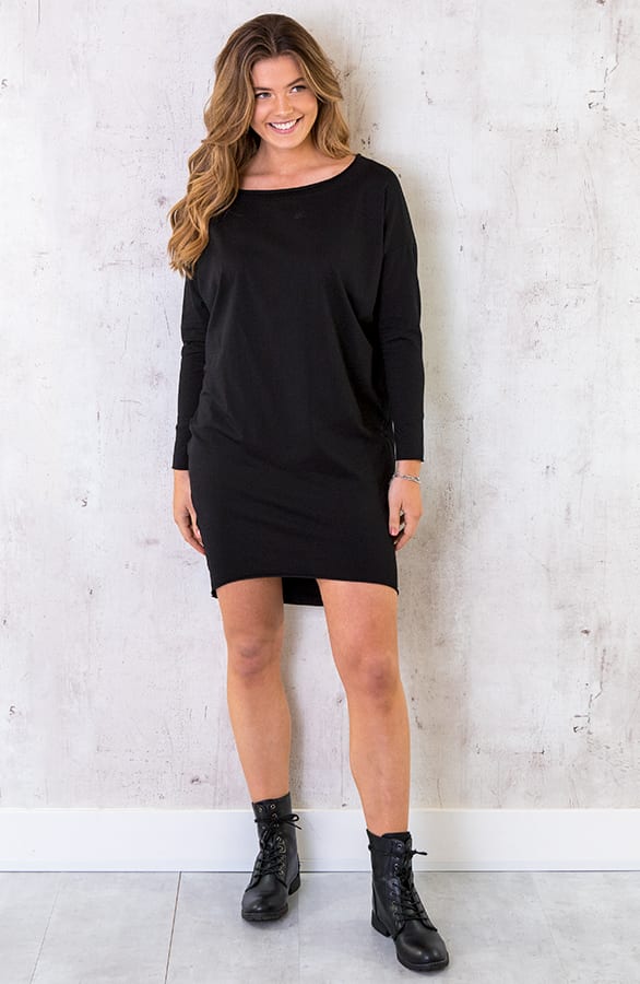 Oversized Comfy Tuniek Zwart – shoparchief, foto 8