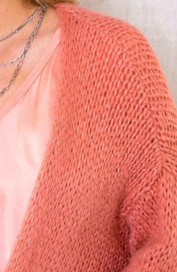 Oversized Knitted Vest Dust – shoparchief, foto 3
