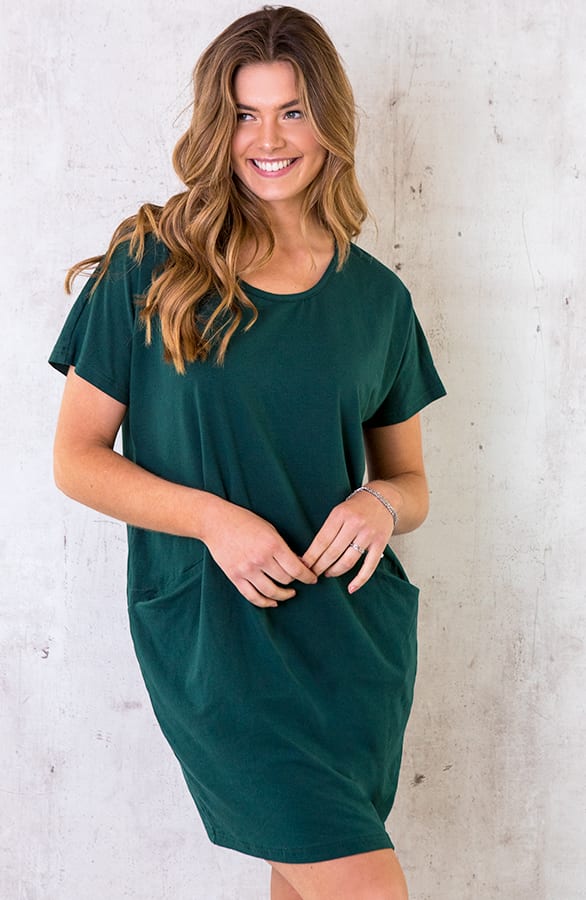 Pocket Tuniek Dames Smaragd – shoparchief, foto 8