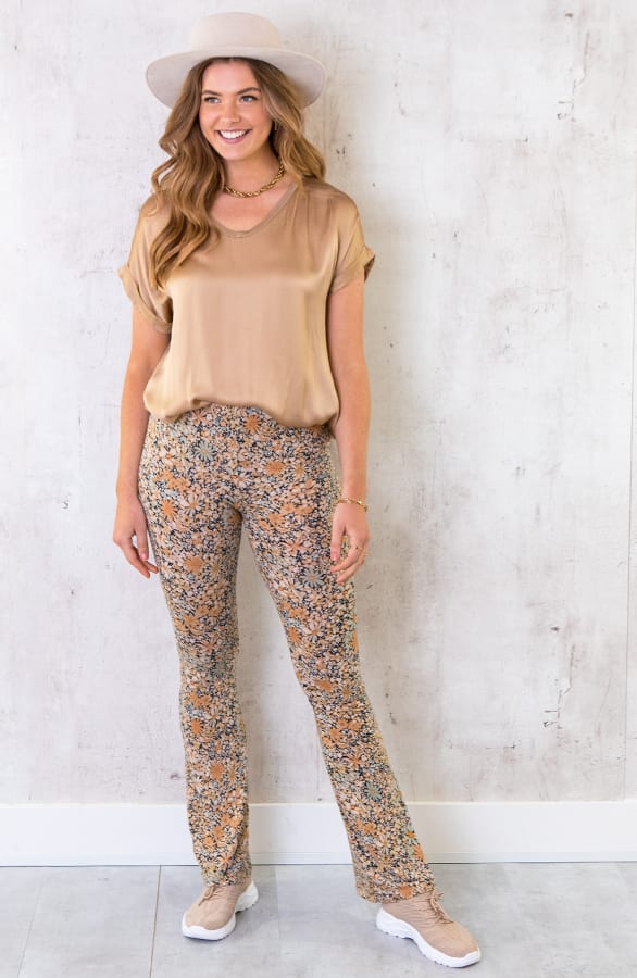 Silk Touch Top Camel – shoparchief, foto 2