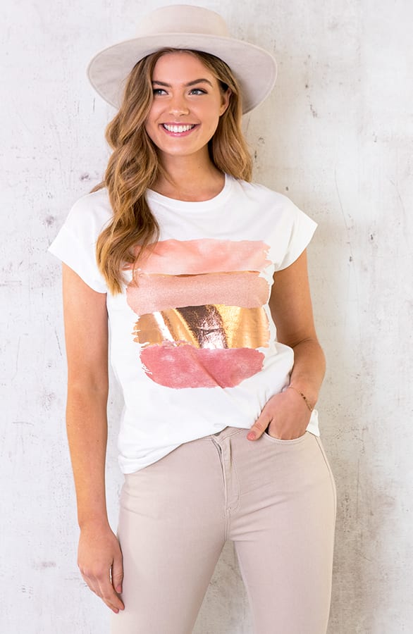 Top Metallic Roze – shoparchief, foto 1