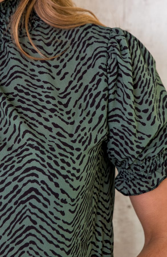 Zebra Col Top Army – shoparchief, foto 3