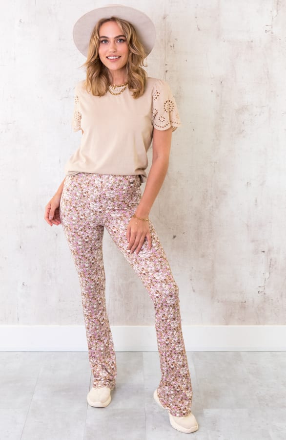 Embroidery Detail Top Beige – shoparchief, foto 4