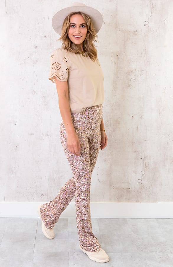 Embroidery Detail Top Beige – shoparchief, foto 5