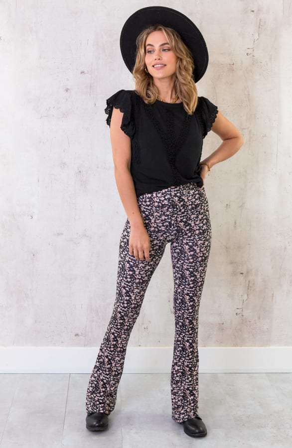 Top Met Gehaakte Details Zwart – shoparchief, foto 5