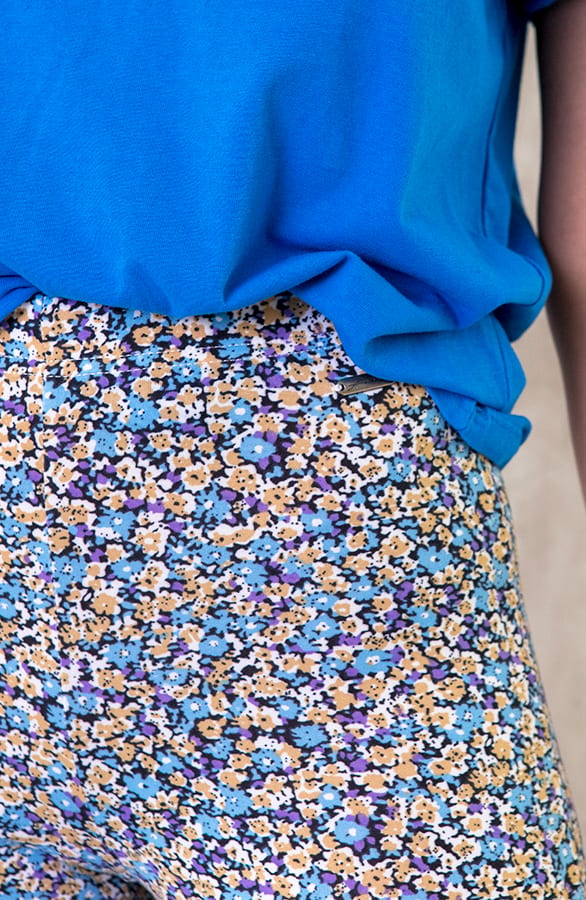 Flared Broek Floral Blauw – shoparchief, foto 3