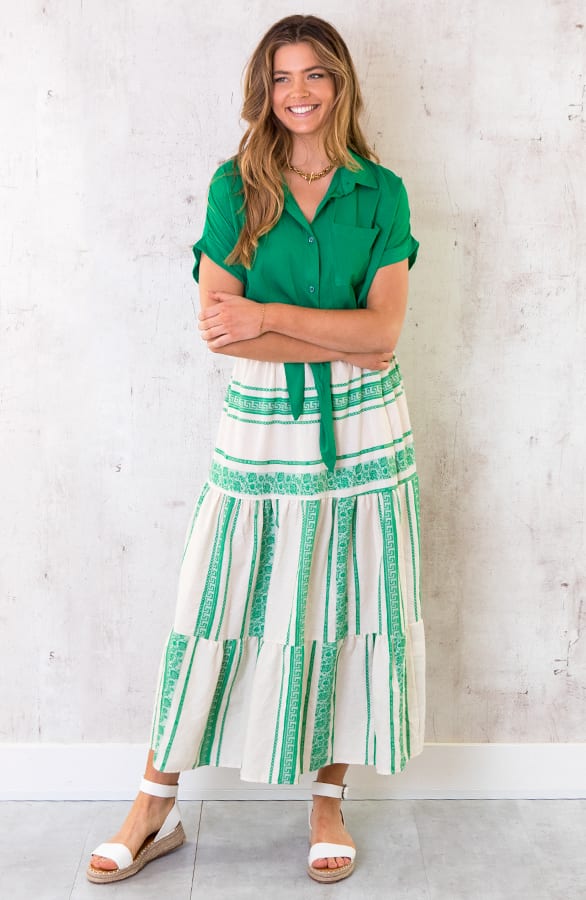 Kelim Maxi Rok Groen – shoparchief, foto 3