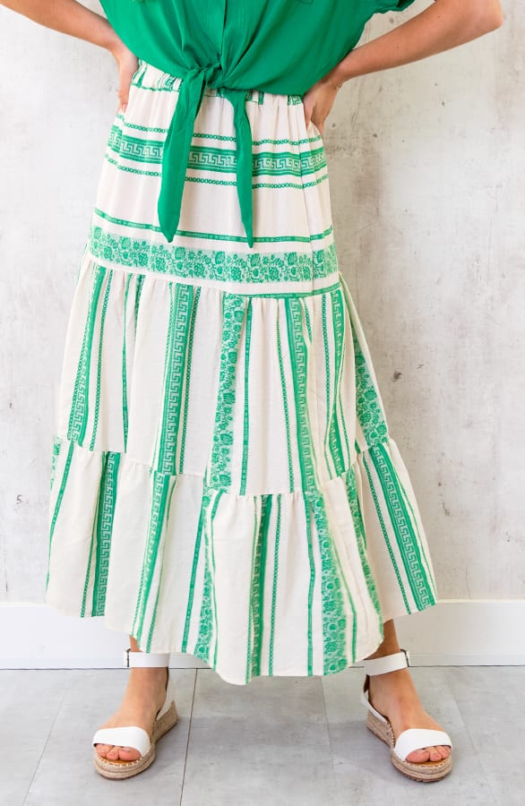 Kelim Maxi Rok Groen – shoparchief, foto 1