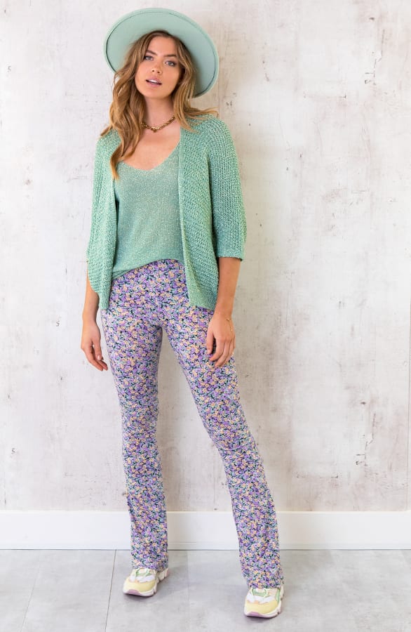 Lurex Vest Loose Fit Mint – shoparchief, foto 6