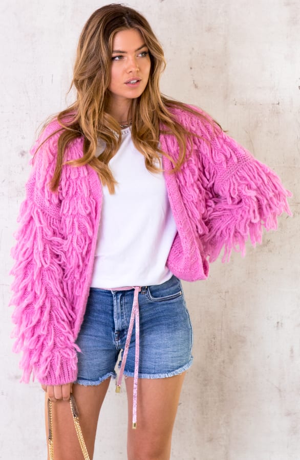 Metallic Wikkelriem Roze – shoparchief, foto 3