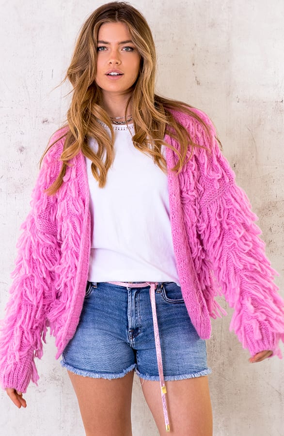 Metallic Wikkelriem Roze – shoparchief, foto 2
