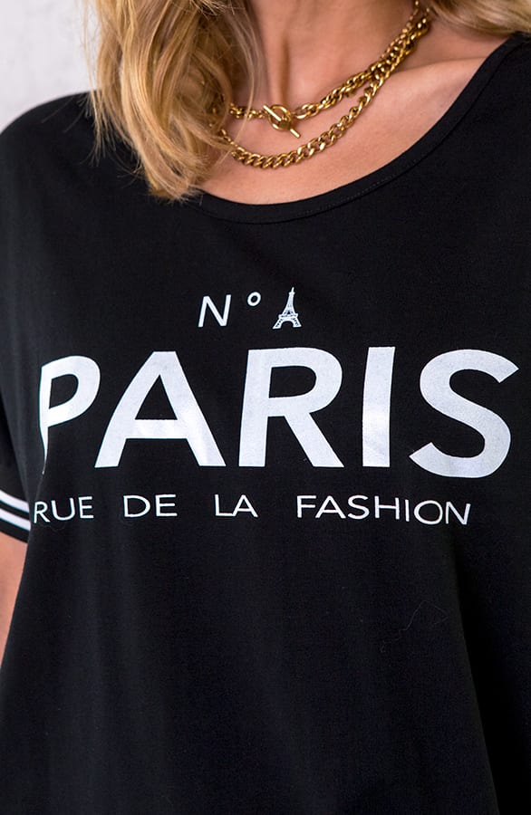 Oversized Tuniek Paris Zwart – shoparchief, foto 11