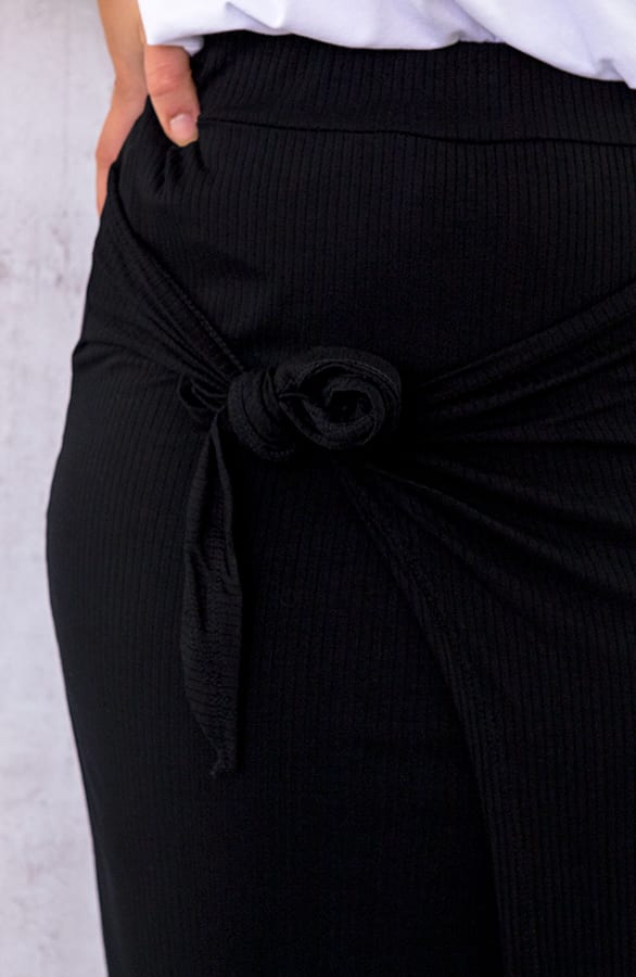 Overslag Strik Rok Zwart – shoparchief, foto 4