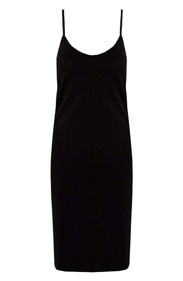 Slip Dress Dames Zwart – shoparchief, foto 1