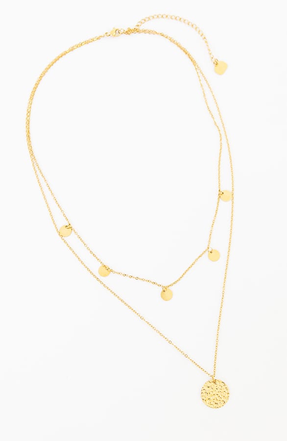Coins Layer Ketting Goud – shoparchief, foto 1