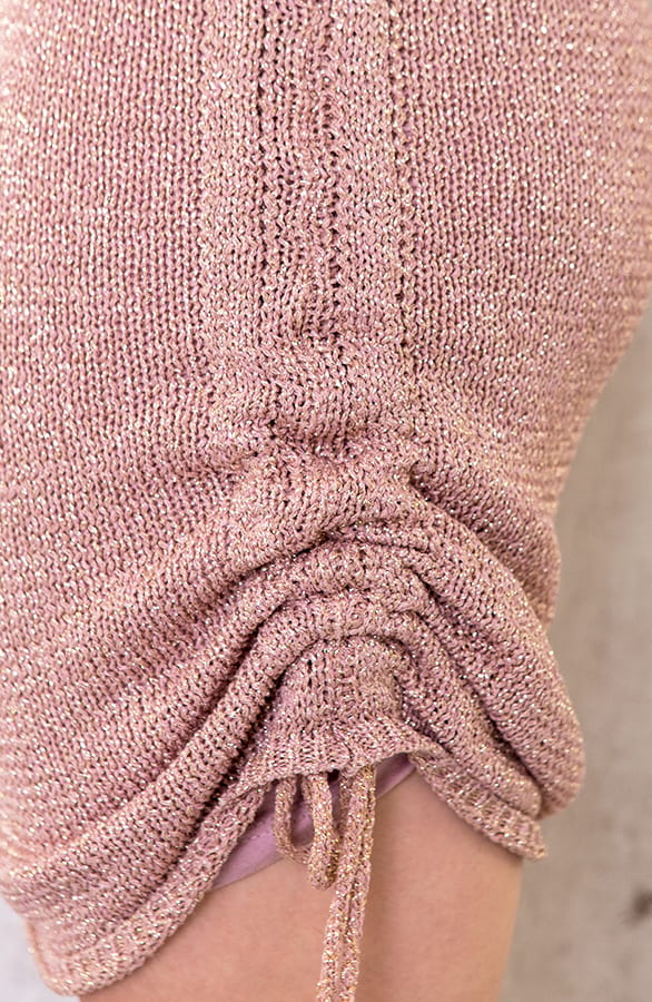 Lurex Kleid Roségold, Shoparchiv, Foto 5