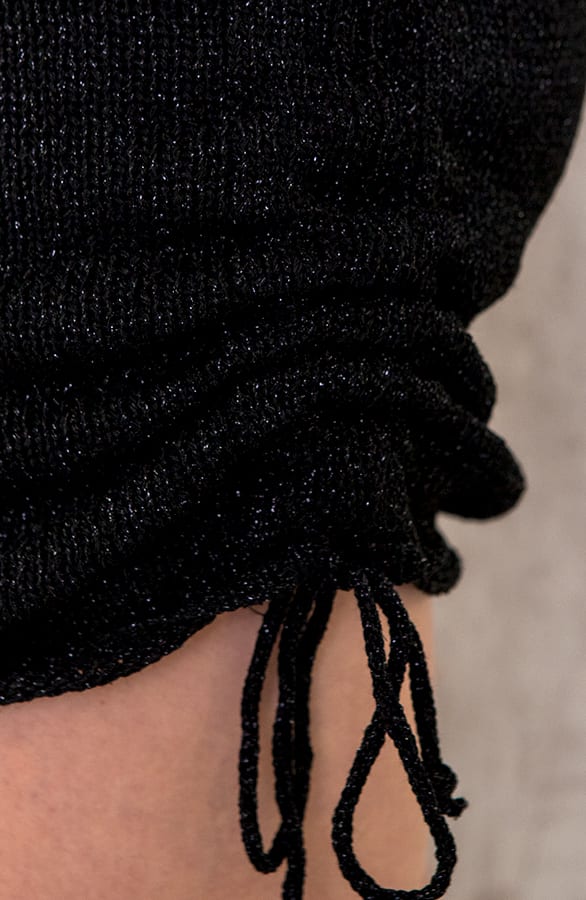 Lurex Jurk Zwart – shoparchief, foto 5