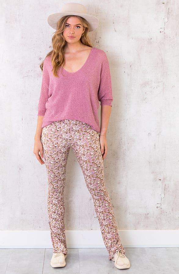 Oversized Lurex Top Roze – shoparchief, foto 6