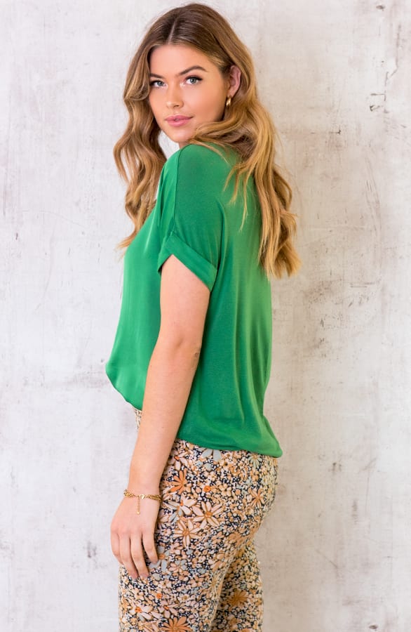 Silk Touch top Bright Green – shoparchief, foto 3