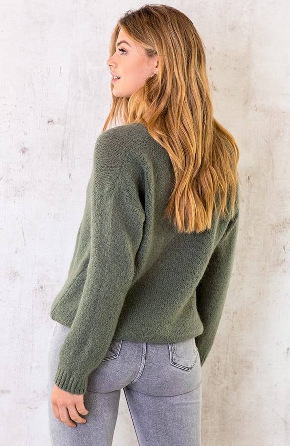 Amour Is French Trui Legergroen – shoparchief, foto 6