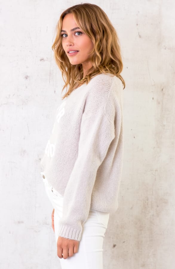 Amour is French Trui Beige – shoparchief, foto 4