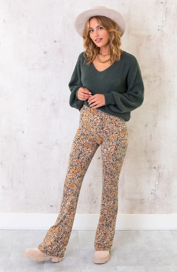 Basic Soft V-Trui Army – shoparchief, foto 6