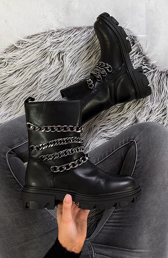 Chain Boots Luxury Black, Shoparchiv, Foto 1