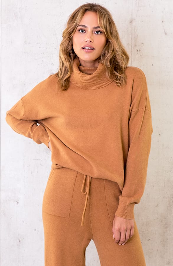Chloe Soft Col Camel – shoparchief, foto 1