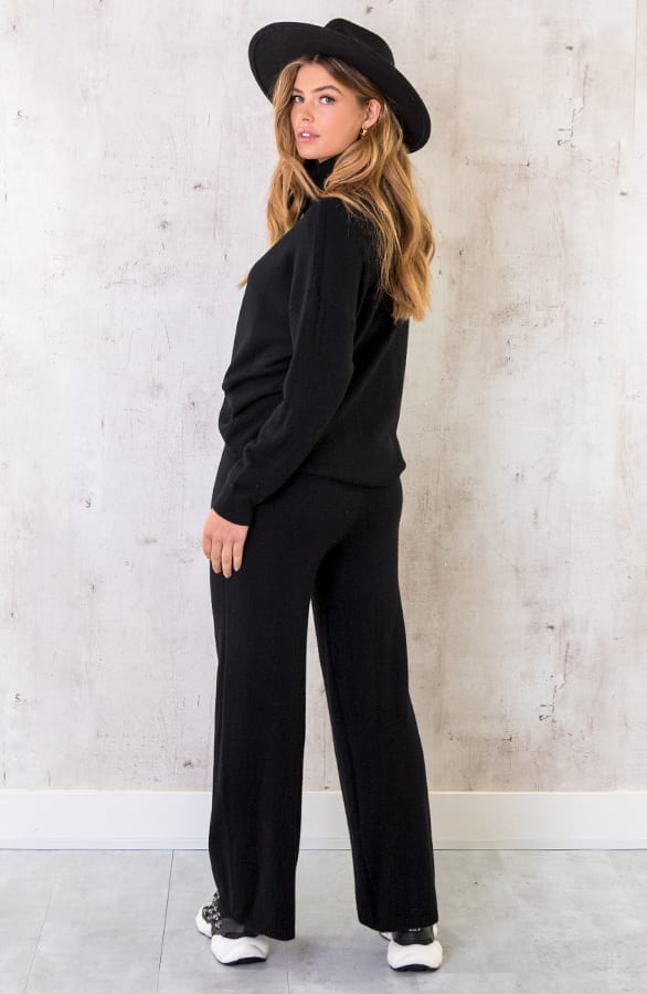 Chloe Soft Pants Zwart – shoparchief, foto 5