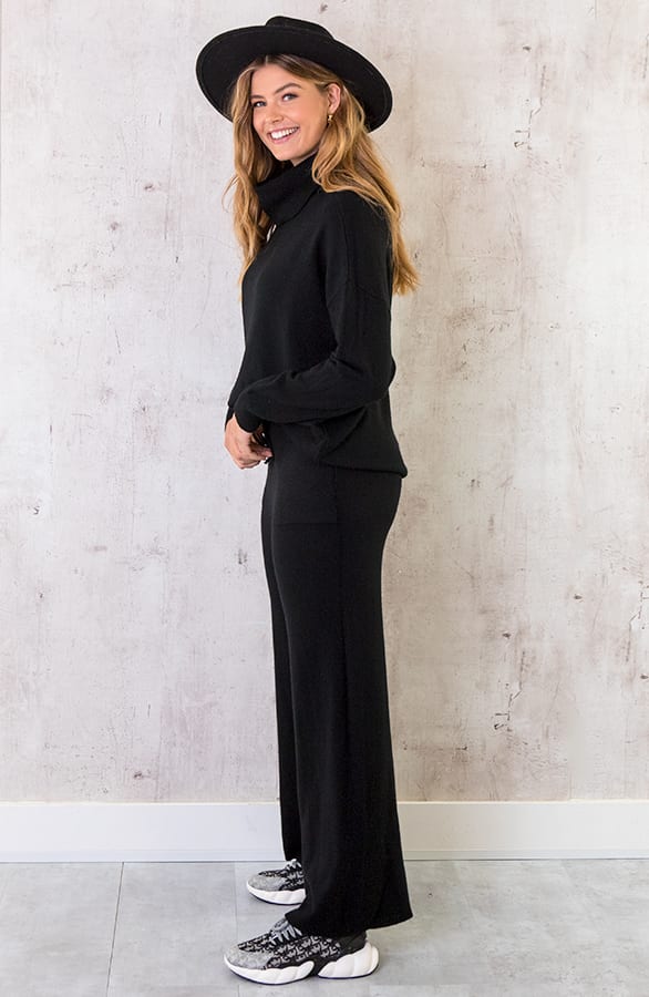 Chloe Soft Pants Zwart – shoparchief, foto 4