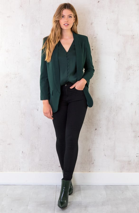 Dames Blazer Smaragd – shoparchief, foto 6