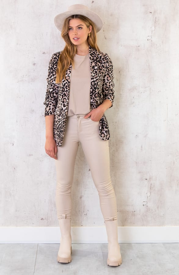 Top Met Embroidery Beige – shoparchief, foto 9