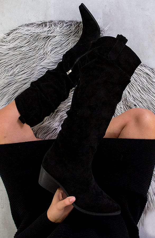 Marant Suede Boots Black – shoparchief, foto 1