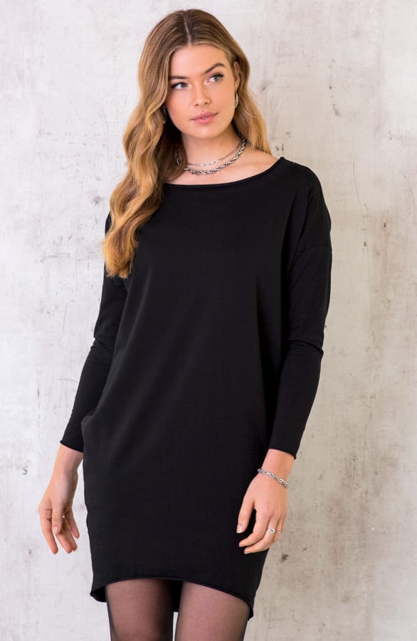 Oversized Comfy Tuniek Zwart – shoparchief, foto 1