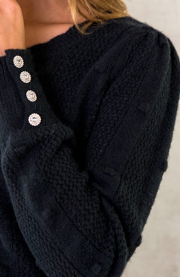 Pompon Trui Zwart – shoparchief, foto 5
