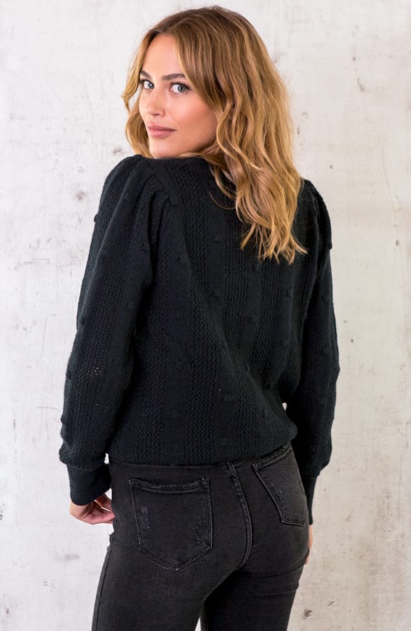 Pompon Trui Zwart – shoparchief, foto 4