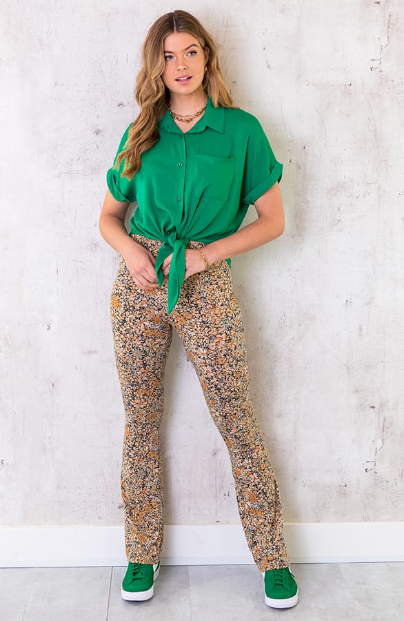 Strik Blouse Bright Green – shoparchief, foto 3