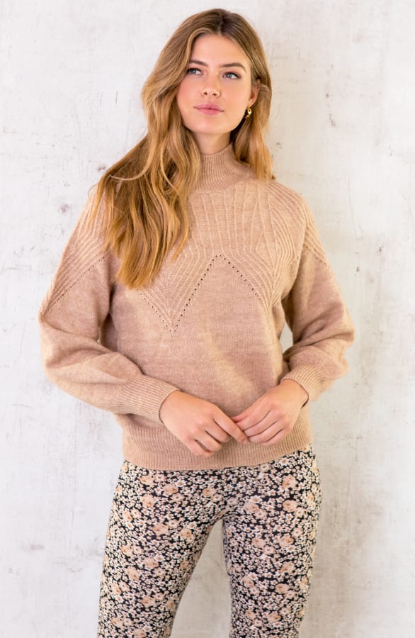 Ultra Soft Trui Camel – shoparchief, foto 1