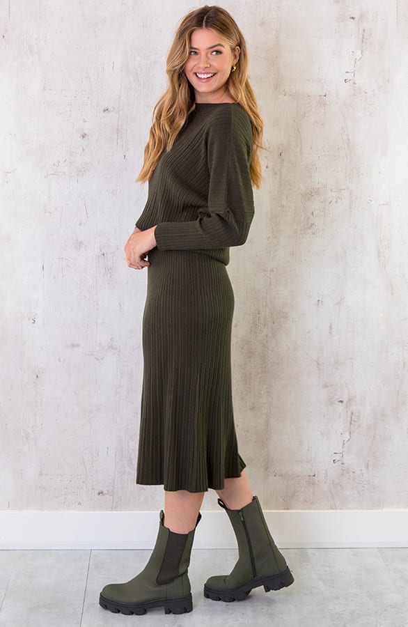 Yves Soft Sweater Army – shoparchief, foto 3