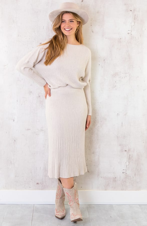 Yves Soft Sweater Light Beige – shoparchief, foto 2