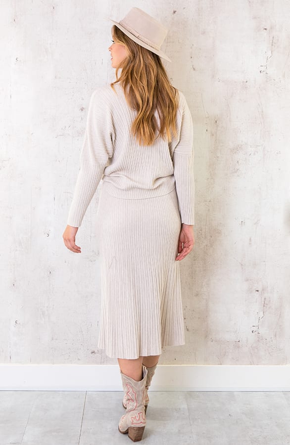 Yves Soft Sweater Light Beige – shoparchief, foto 4
