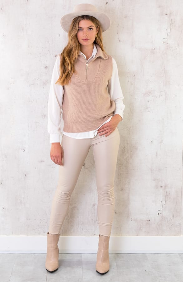 Zip Spencer Beige – shoparchief, foto 5