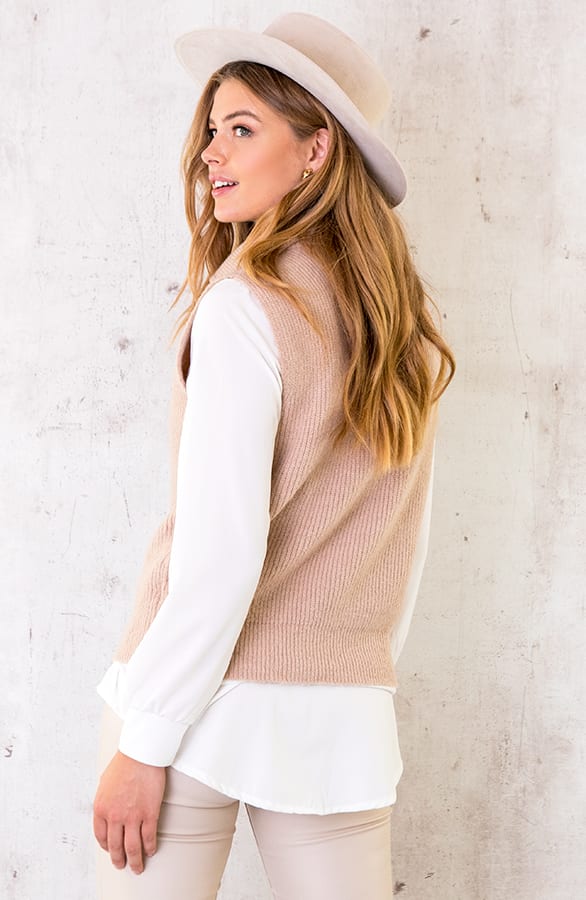 Zip Spencer Beige – shoparchief, foto 4
