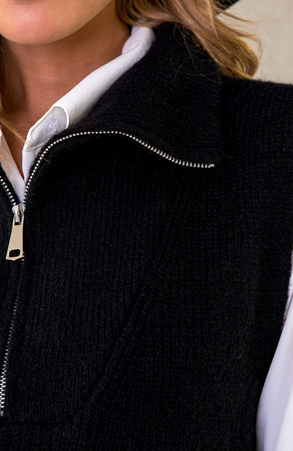 Zip Spencer Zwart – shoparchief, foto 5