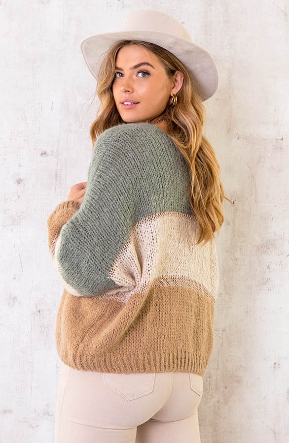 Banen Vest Met Lurex Army – shoparchief, foto 1