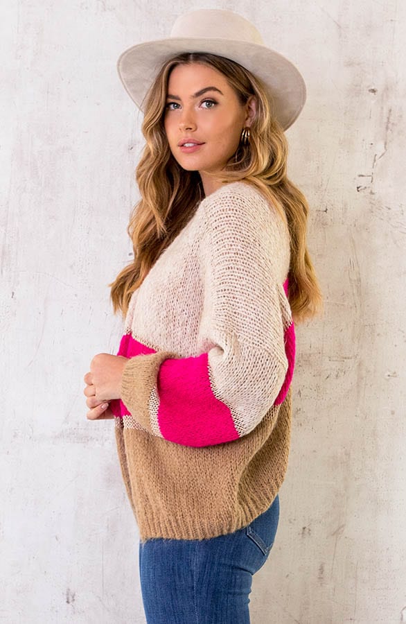 Banen Vest Met Lurex Fuchsia – shoparchief, foto 2
