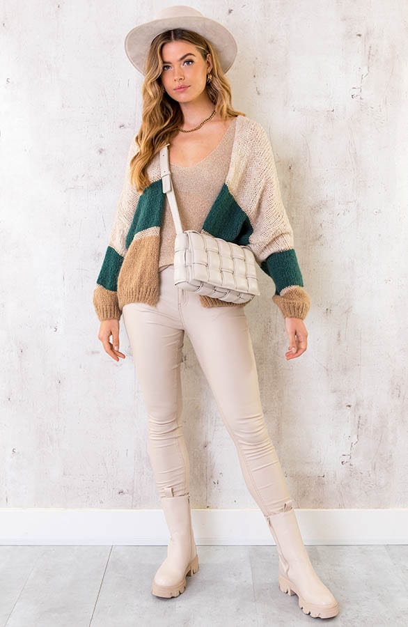 Banen Vest Met Lurex Smaragd – shoparchief, foto 6